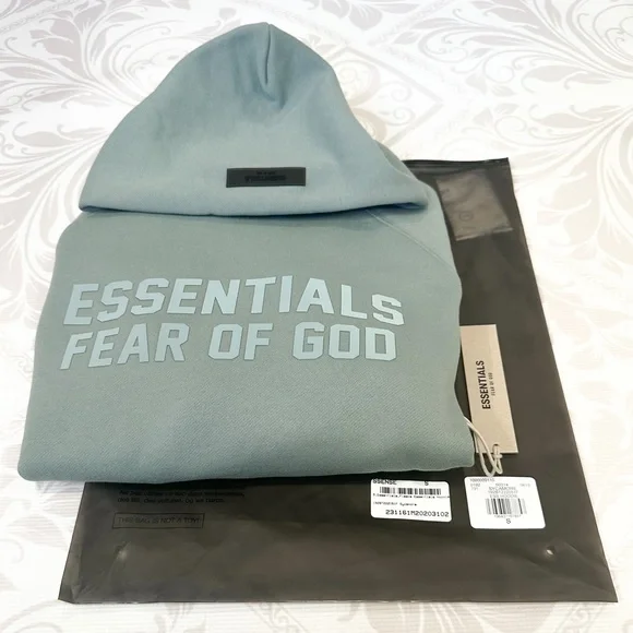 Essentials Fear Of God (FOG) Hoodie Sycamore size Small Spring Summer 2023